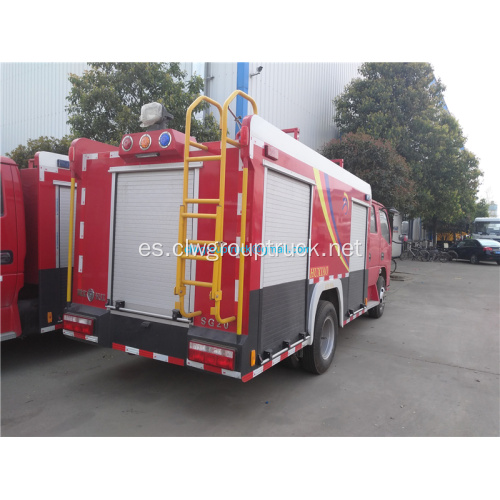 Dongfeng 3000 Litros agua camión contra incendios